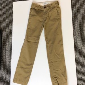 Abercrombie kids khaki colored pants